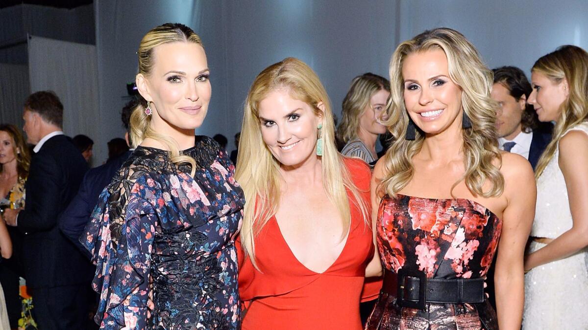 From left, Molly Sims, Mary Alice Haney and co-chair Natasha Croxall. (Stefanie Keenan / Getty Images for Harper Sloane Productions)