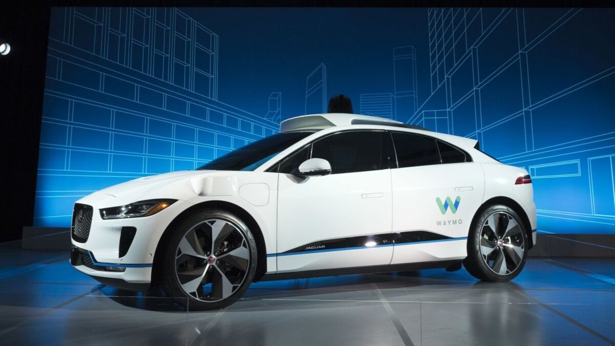 Waymo said it would buy up to 20,000 Jaguar I-Pace electric SUVs.
