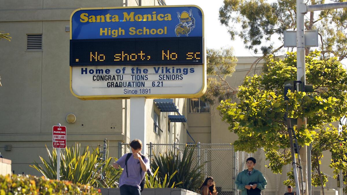 Santa Monica High School, en 2011.