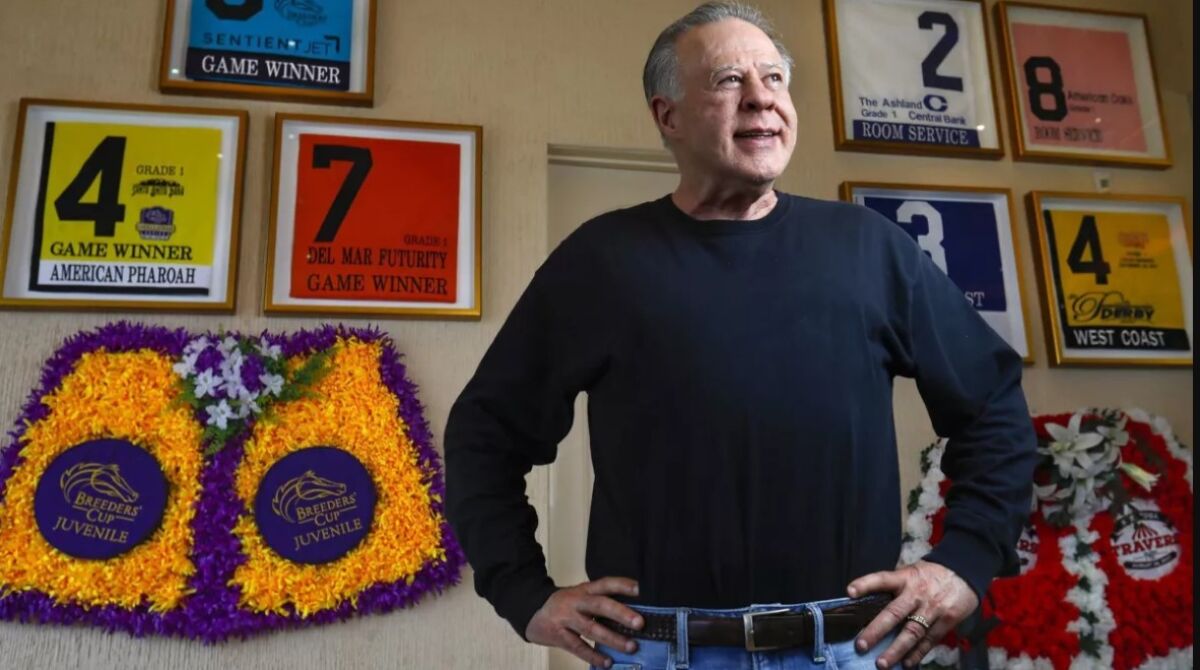 Rancho Santa Fe’s Gary West is the owner of short-lived Kentucky Derby winner Maximum Security.