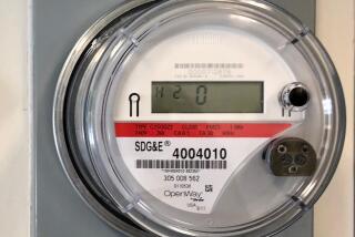 A San Diego Gas & Electric smart meter.