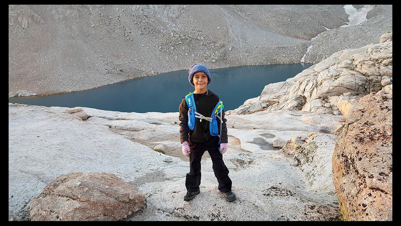 Photo Gallery: La Canada Elementary 3rd grader hikes to the top of Mt. Whitney