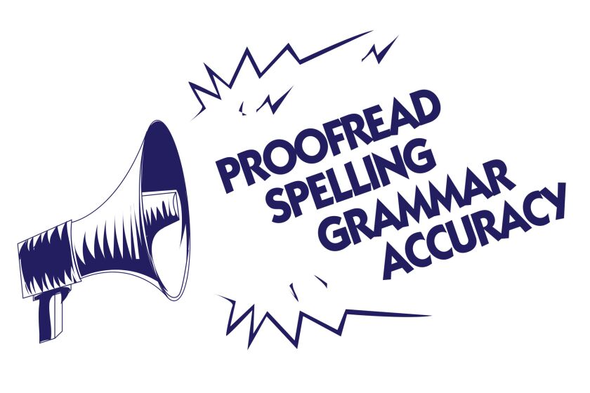 proofread spelling grammar accuracy