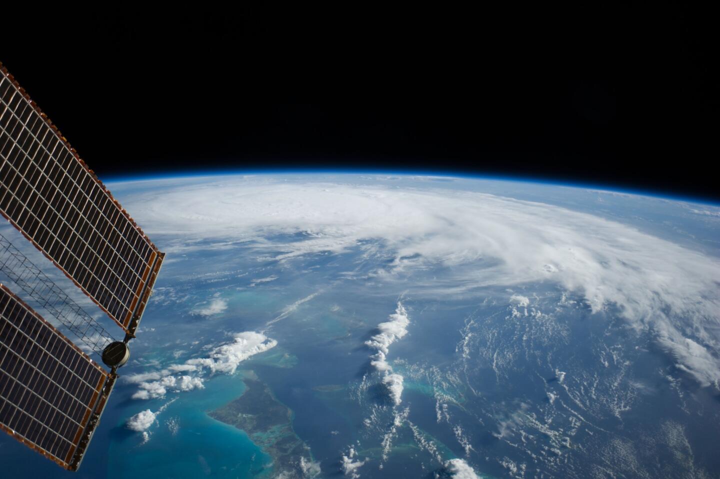 Hurricane Arthur from space