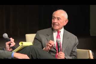 LAUSD Supt. Ramon C. Cortines in conversation with L.A. Times columnist Steve Lopez