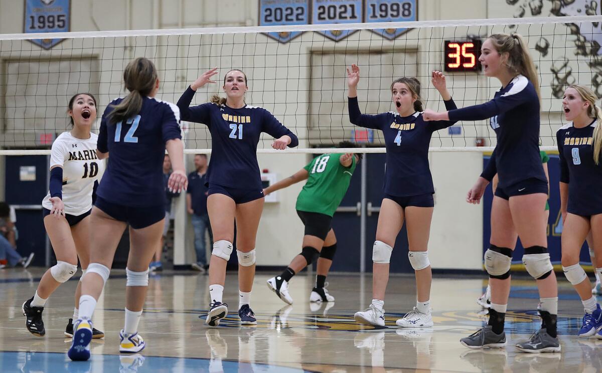 Marina beat Kennedy in a CIF Southern Section Division 5 semifinal on Saturday. 