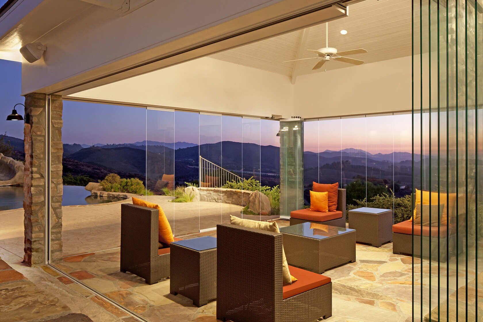 Disappearing Glass Walls Create Magic For High End Homes