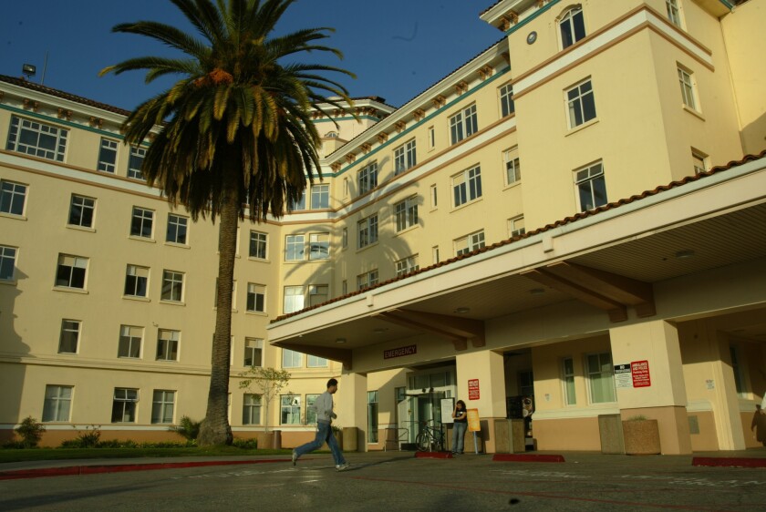 The Hollywood Presbyterian Medical Center in 2004. The hospital was recently the target of a ransomware extortion plot in which hackers seized control its computer systems and then demanded that directors pay in bitcoin to regain access.