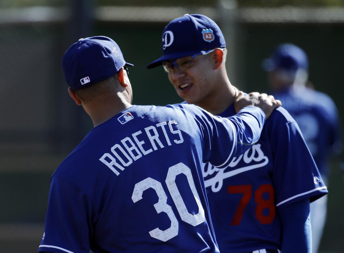 Dave Roberts wants Julio Urias on the team. So where is he?