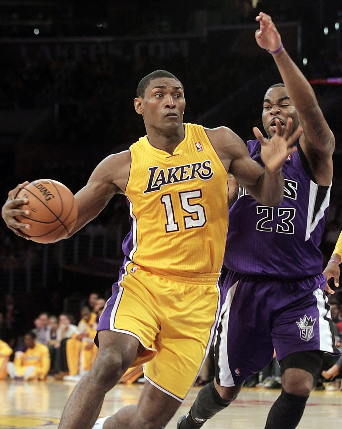 Are the Lakers planning to part ways with Metta World Peace?