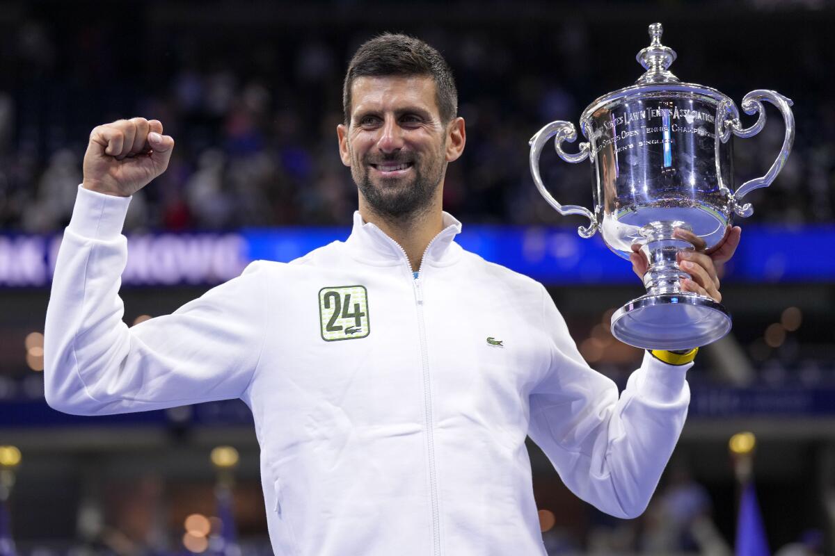 Novak Djokovic honors Kobe Bryant after winning U.S. Open Los Angeles