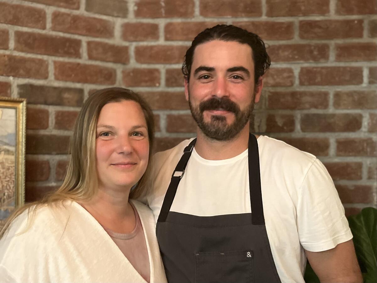 Megan Strom, the farmer, and her husband Juan Gonzalez the chef of Mesa Agricola.