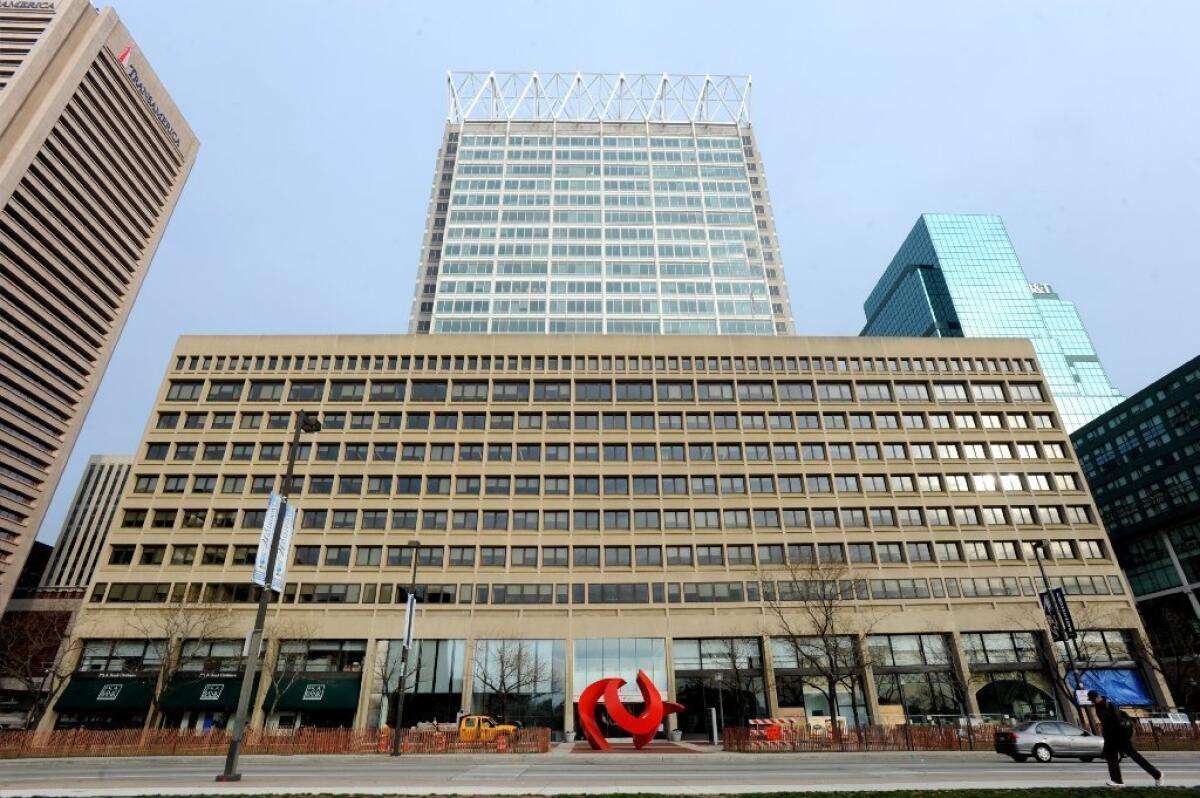 T. Rowe Price headquarters in Baltimore. The investment firm's head of U.S. equities said Tuesday that the stock market run-up is "middle-aged."