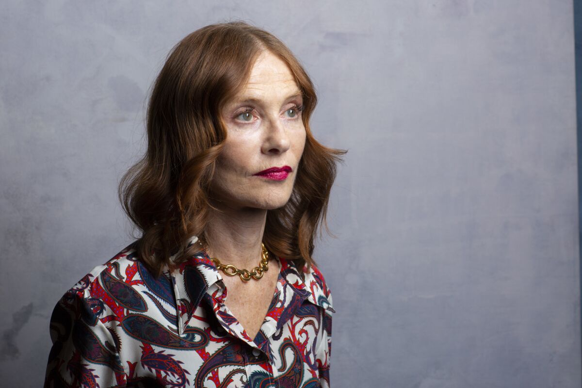 Actress Isabelle Huppert from the film "Greta."