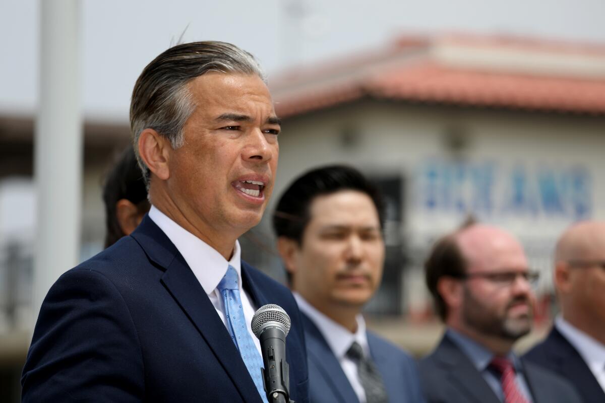 California Atty. Gen. Rob Bonta said he's opening a civil rights investigation into the Chino Valley Unified School District.