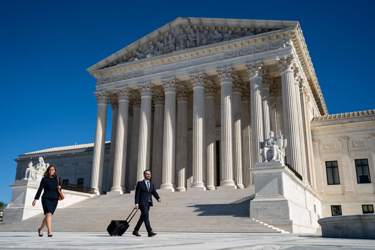 The U.S. Supreme Court in Washington. 