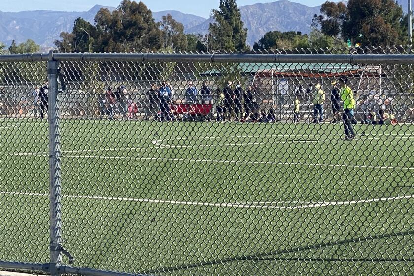 Youth soccer competition returned to Valley Plaza's soccer fields in North Hollywood this weekend.