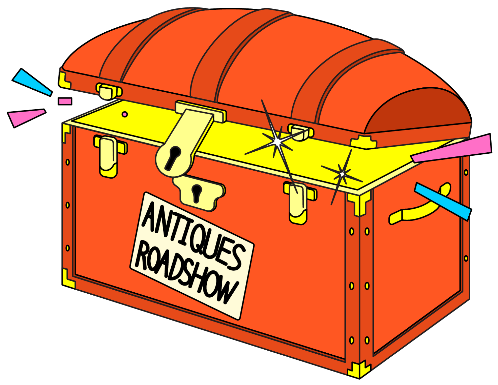 Illustration of the "Antiques Roadshow" trunk