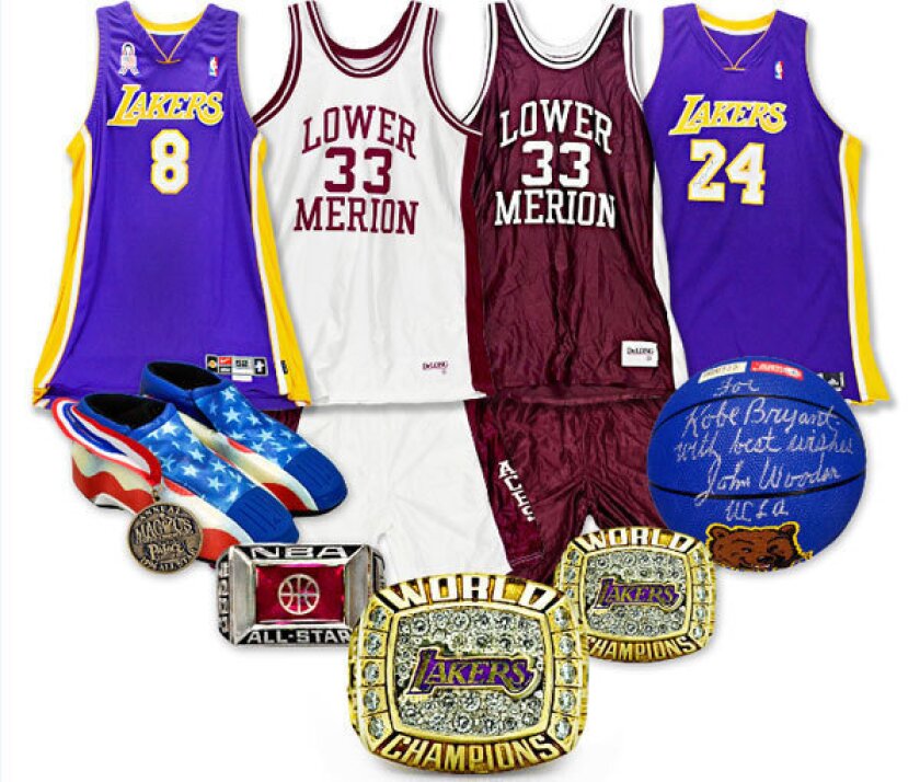 Kobe Bryant auction items to be displayed at Newport Sports Museum ...