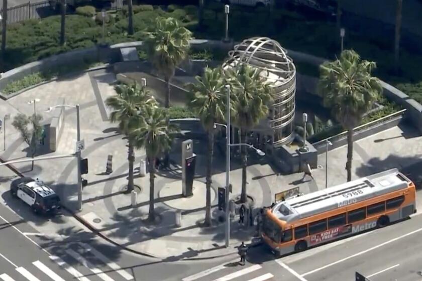An investigation is underway after two people were injured today, one fatally, in a stabbing and a shooting in Hollywood.