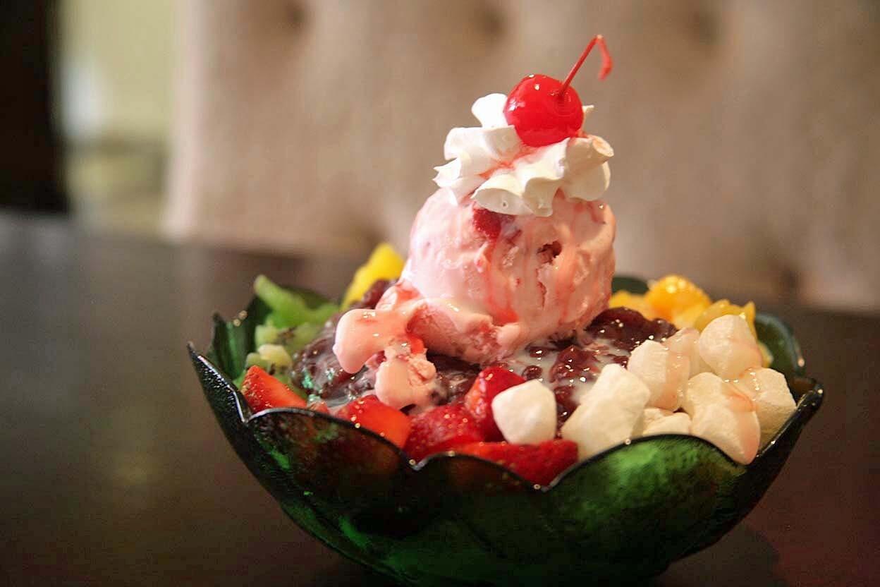 The fruit bingu is the most popular, but be sure to bring a friend so you can share the giant bowl.