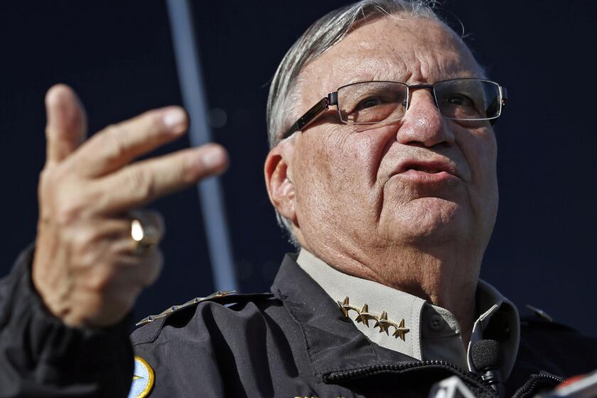 Maricopa County Sheriff Joe Arpaio.