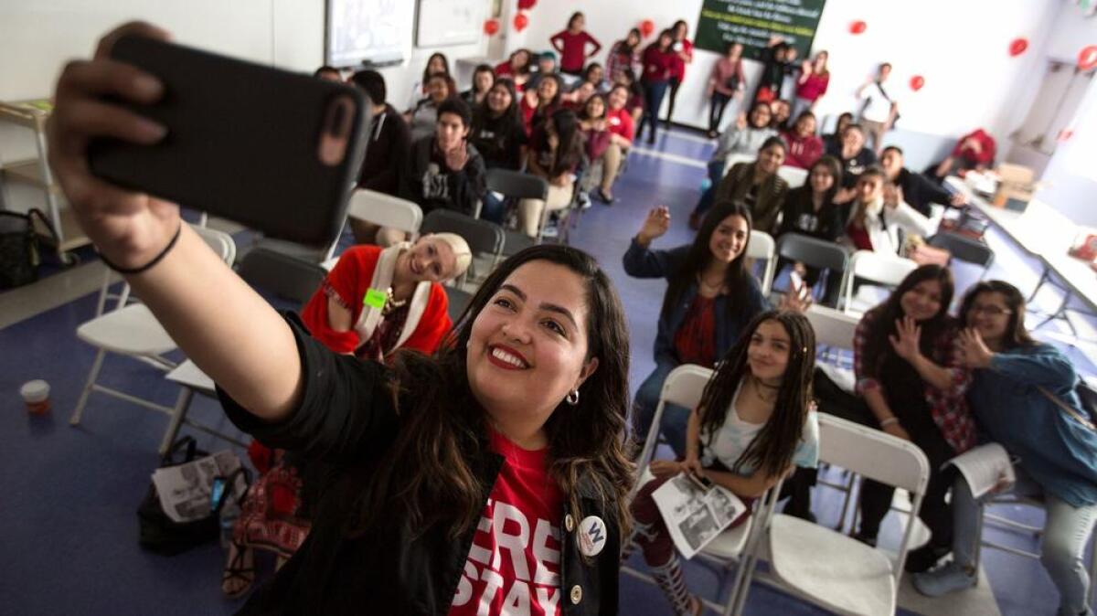 Wendy Carrillo is one of 13 people running for a state Assembly seat.