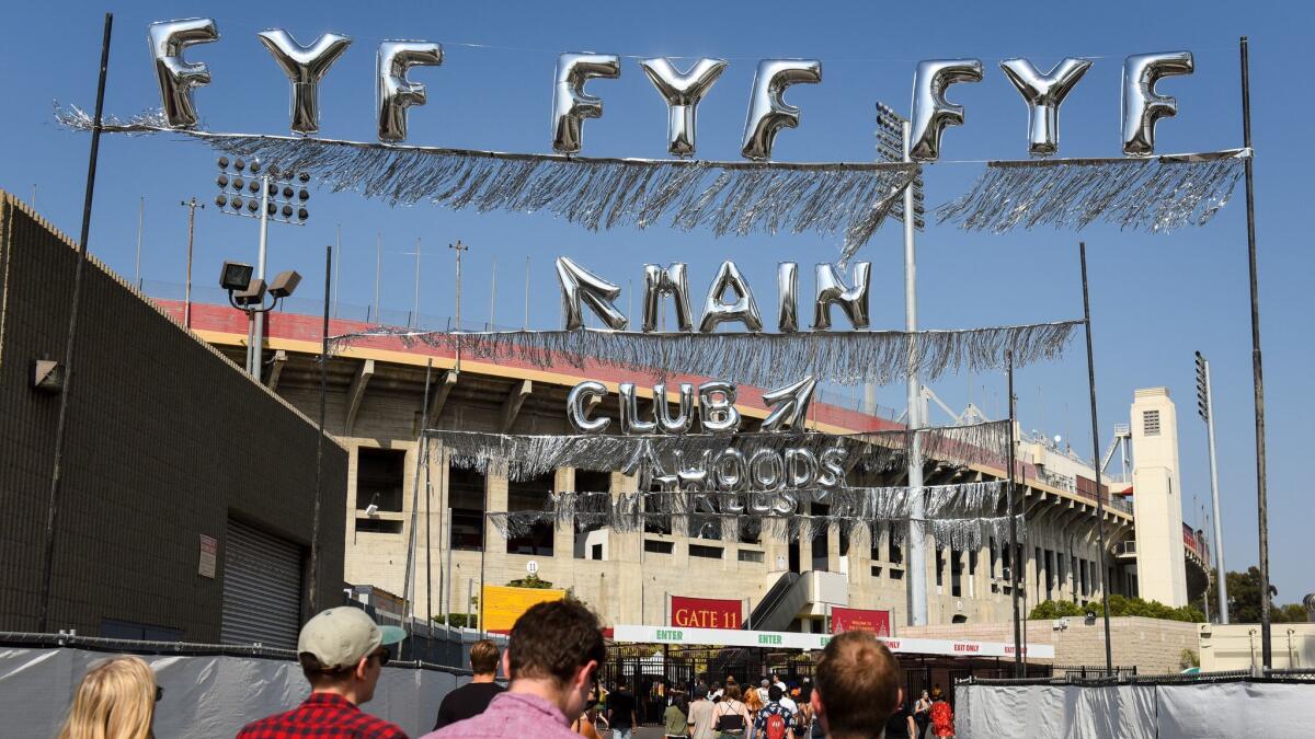 The 2016 FYF Fest at Exposition Park.