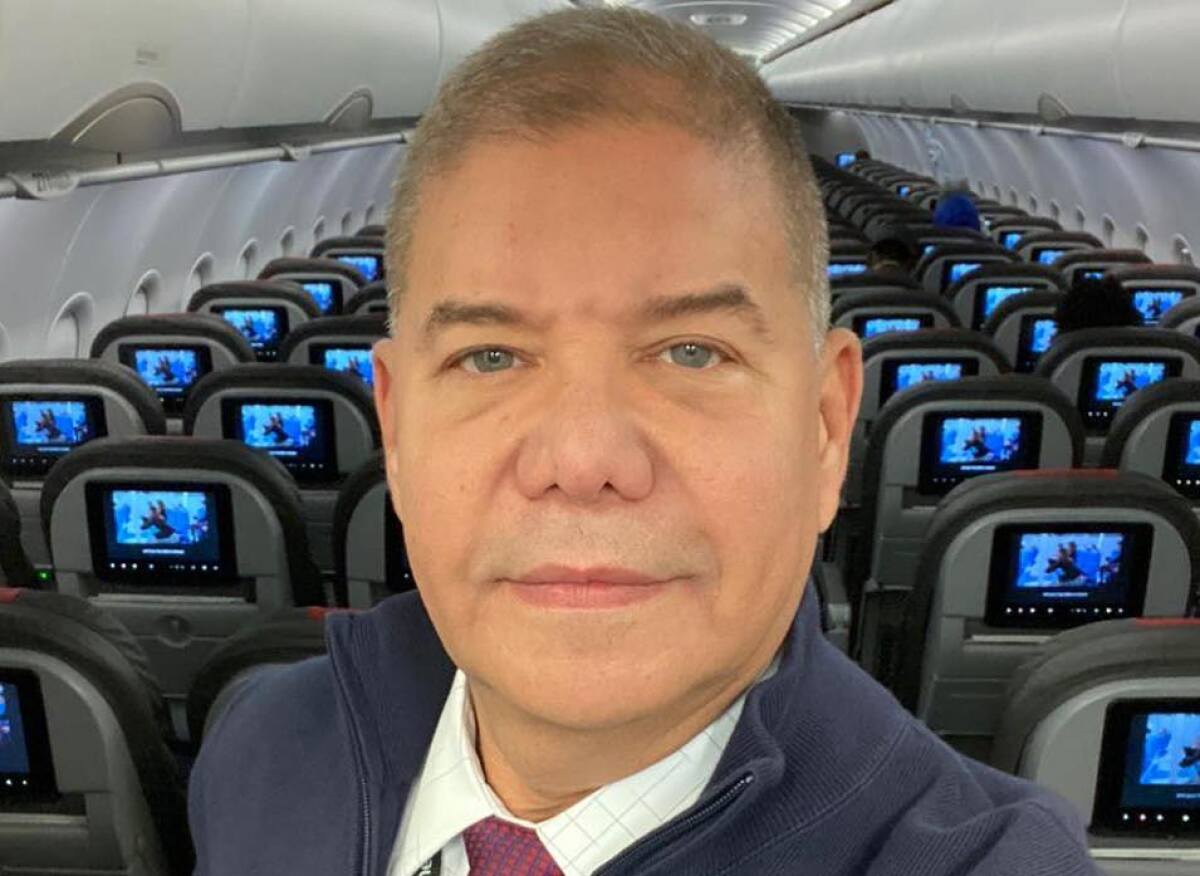 Flight attendant Jorge Merelles was exposed to COVID-19 on a flight from Rio de Janeiro to Miami on March 15. He later was hospitalized and tested positive for the virus.
