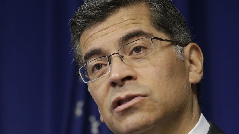 California Atty. Gen. Xavier Becerra has filed a lawsuit that alleges Sutter Health charged prices for hospital healthcare services that far exceed what the company would have been able to charge in a competitive market.