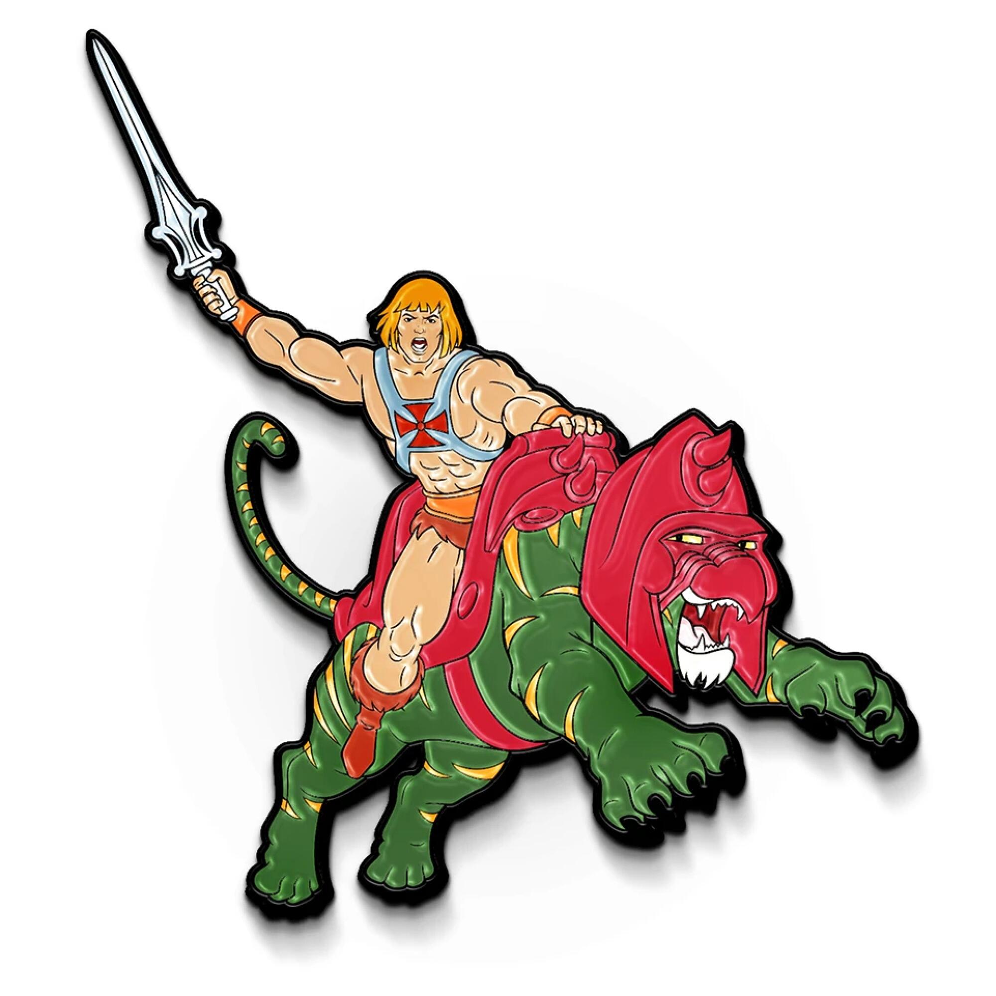 a He-Man enamel pin