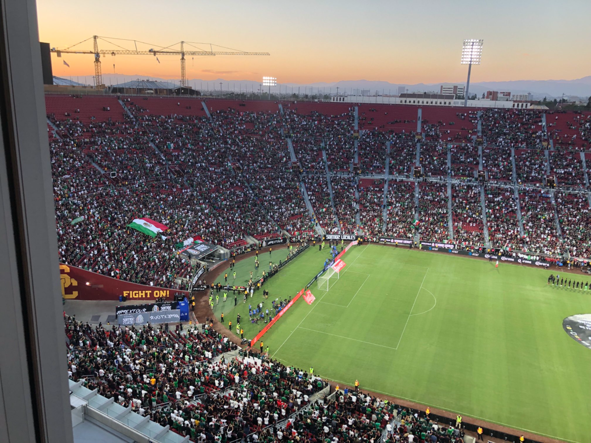 More than 53,000 fans attended an international friendly soccer match between Mexico and Nigeria.