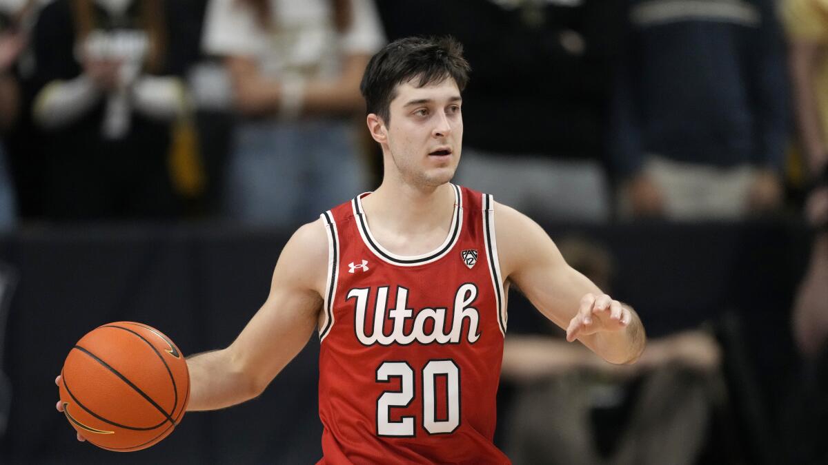 Lazar Stefanovic controls the ball during a game between Utah and Colorado last month.