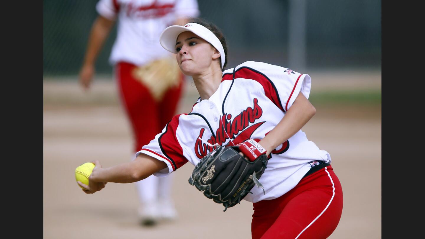 Photo Gallery: Burroughs High School softball takes home game over rival Arcadia High School