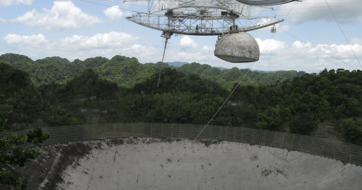 The United States will not rebuild the famous Puerto Rico telescope