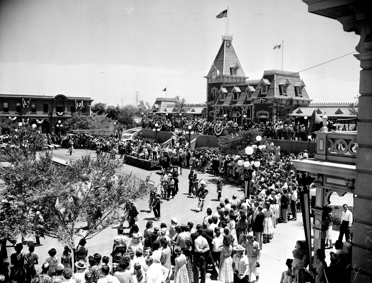 Disneyland opening 1955