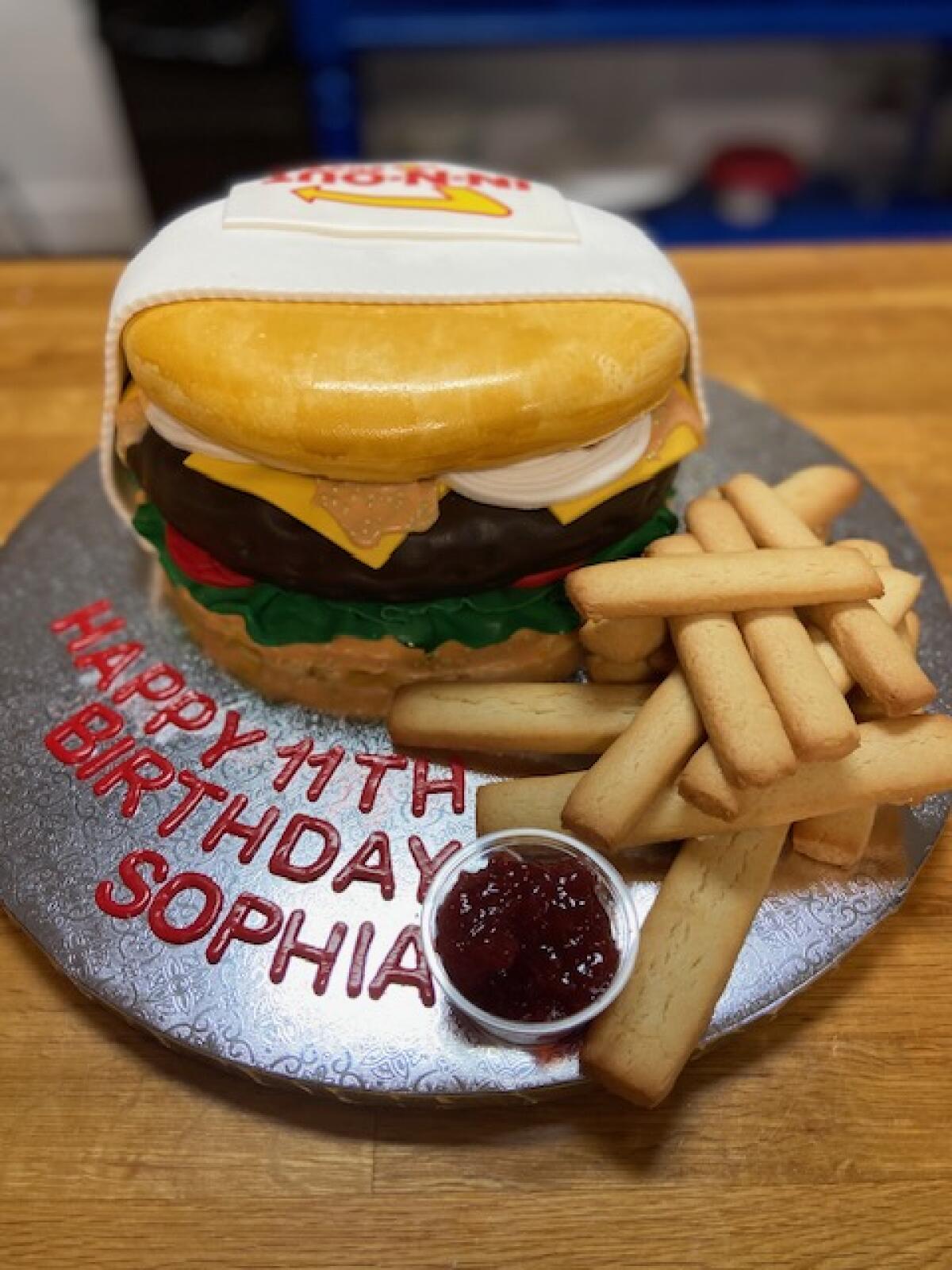 A theme cake from Pure Cupcakes.