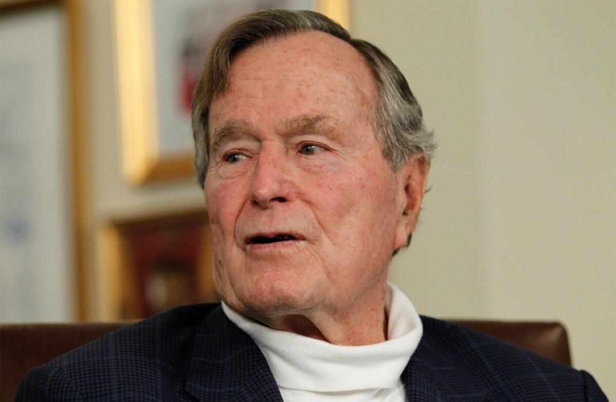 As president, he was George Bush, but when his son was elected, stories began referring to him as George H.W. Bush.
