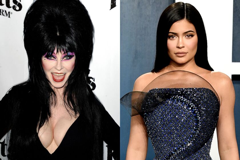 Elvira and Kylie Jenner