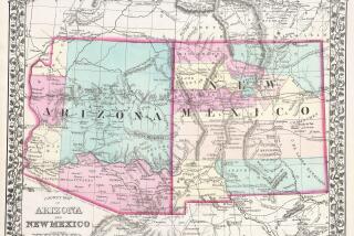 1877, Mitchell Map of Arizona and New Mexico. (Photo by: Sepia Times/Universal Images Group via Getty Images)