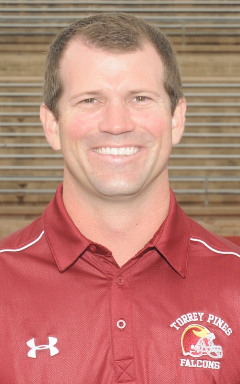 New Torrey Pines head football coach Robby Collins.