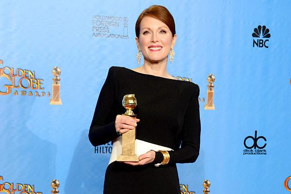 Julianne Moore, winner for actress in a TV movie ('Game Change')