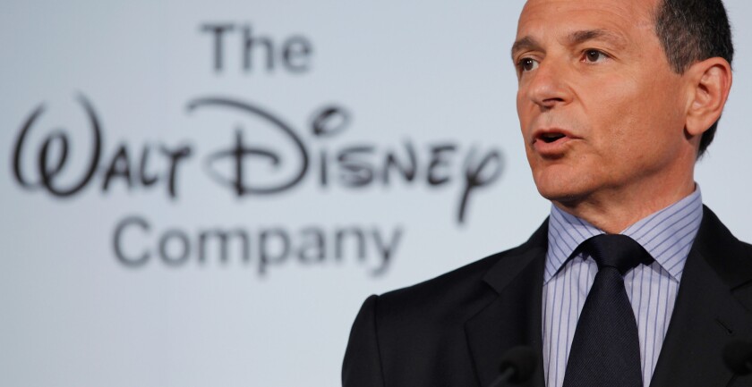 Walt Disney Co.'s Bob Iger has been hired to head a proposed NFL stadium project in Carson.