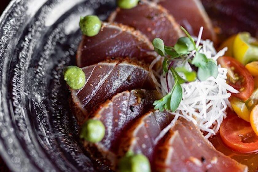 The Joint's albacore sashimi is one of owner Michael Lowe's favorite dishes.
