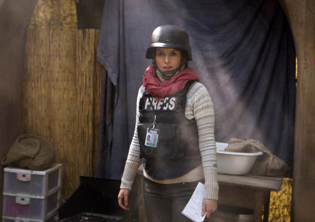 In this image released by Paramount Pictures, Tina Fey portrays Kim Baker in a scene from "Whiskey Tango Foxtrot."