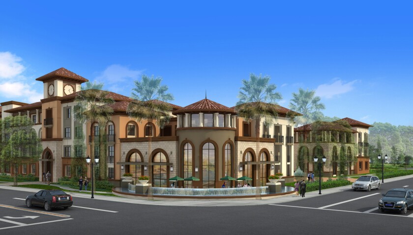 Picerne Group has started building a 198-unit apartment complex on Artesia Boulevard in Cerritos. It will be called Aria.