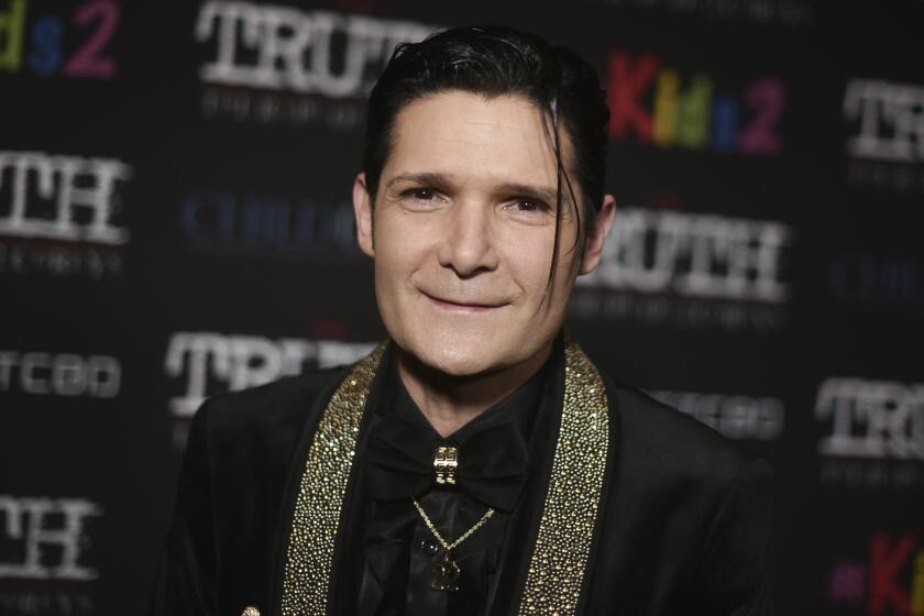 Corey Feldman attends the LA premiere of "My Truth: The Rape of 2 Coreys," at the Directors Guild of America, Monday, March 9, 2020, in Los Angeles. (Photo by Richard Shotwell/Invision/AP)
