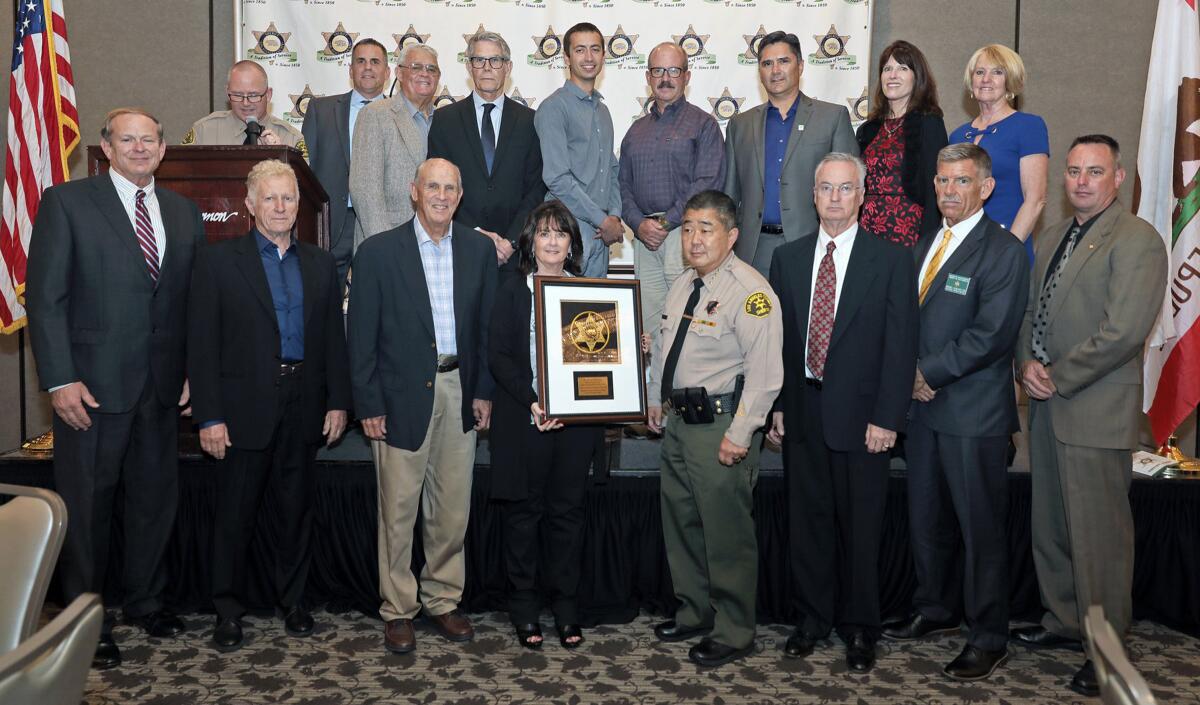 The Montrose Search and Rescue Team was honored with the Mission of the Year award by the Los Angeles Sheriff’s Department on Thursday for aiding in the search of a hiker who went missing for a week in the Angeles National Forest this past June.