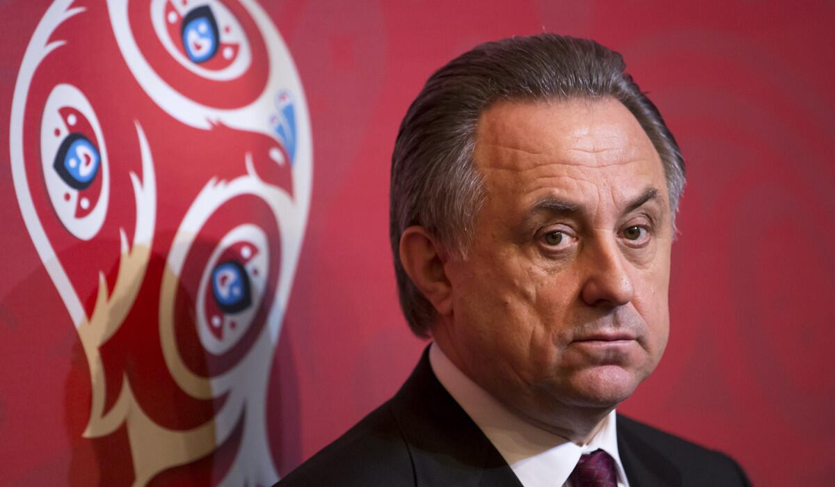 Russian Sports Minister Vitaly Mutko at a ceremony on Feb. 3.