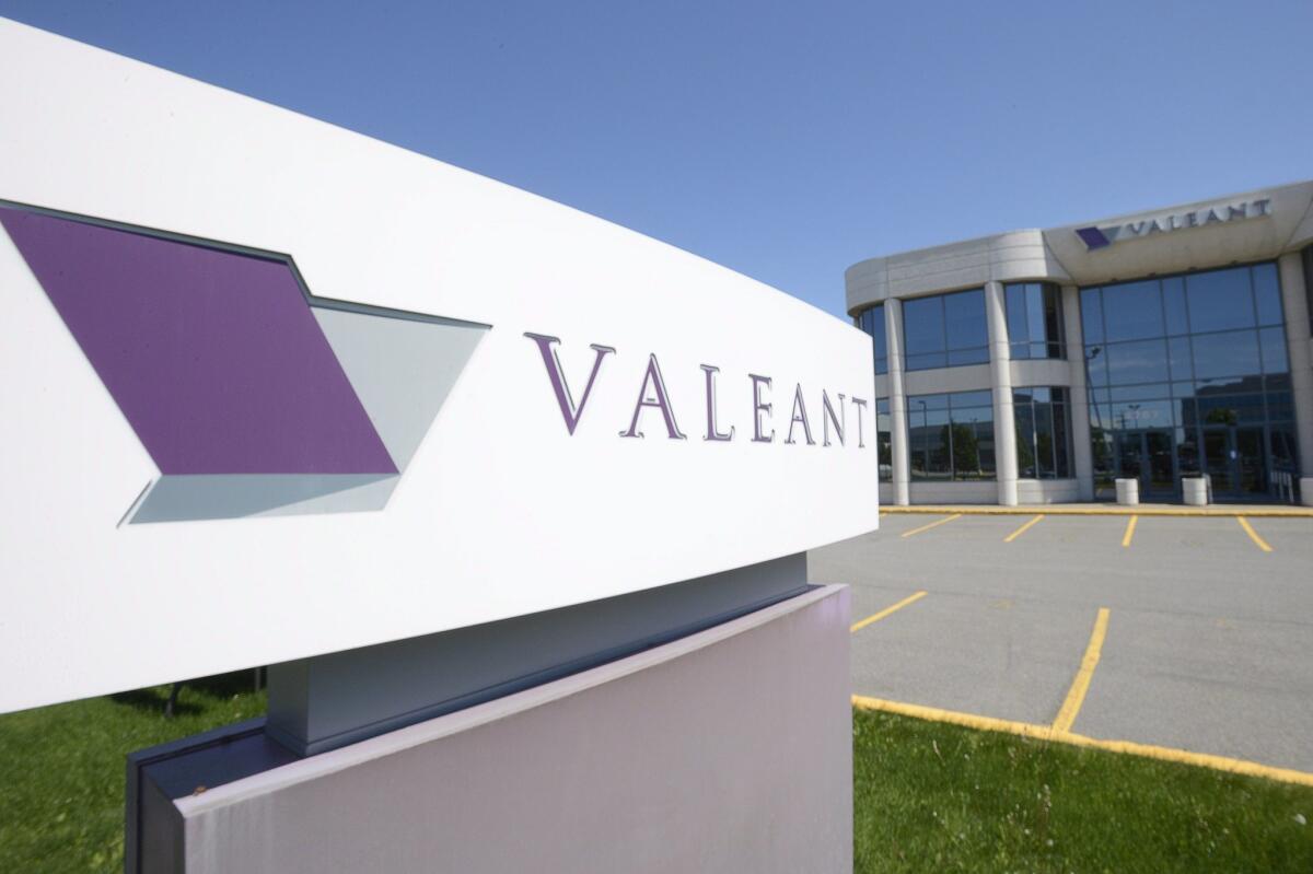 The Valeant Pharmaceuticals headquarters in Montreal on May 27, 2013.
